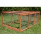 YES4PETS Large Chicken Coop Run Guinea Pig Cage Villa Extension Rabbit Hutch House Pen image: 1