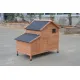 YES4PETS Brown Chicken Coop Rabbit Hutch Cat Cage Hen Chook House image: 7