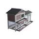 YES4PETS Double Storey Large Rabbit Hutch Guinea Pig Cat Cage , Ferret Cage With Pull Out Tray image: 2