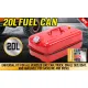 20L Fuel Can Jerry Can Petrol Diesel Spare Container Portable Fuel Tank image: 1