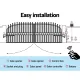LockMaster Swing Gate Opener Auto 10W Solar Power Electric Remote Control 800KG image: 5