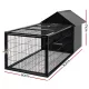i.Pet Rabbit Cage Hutch 162x60cm Enclosure Metal image: 1