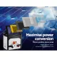 Giantz Fence Energiser 8KM Solar Powered Electric 2000M Poly Tape image: 4