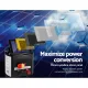 Giantz Fence Energiser 5KM Solar Powered 0.15J Electric Fencing Charger image: 2