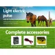 Giantz Fence Energiser 5KM Solar Powered 0.15J Electric Fencing Charger image: 4