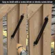 2 Pack 14" Fence gate Spring self Closing and Adjustable for Wooden or Vinyl Fence,Carbon Steel,Black(gate spring-14-2") image: 2