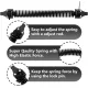 2 Pack 14" Fence gate Spring self Closing and Adjustable for Wooden or Vinyl Fence,Carbon Steel,Black(gate spring-14-2") image: 3
