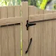 2 Pack 14" Fence gate Spring self Closing and Adjustable for Wooden or Vinyl Fence,Carbon Steel,Black(gate spring-14-2") image: 7