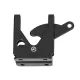Iron Fence Lock Self Locking Gate Latch Hardware with Adjustable Cable for Garden Backyard Courtyard image: 9