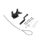 Iron Fence Lock Self Locking Gate Latch Hardware with Adjustable Cable for Garden Backyard Courtyard image: 12