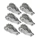 50 Pack Inline Cliplock Wire Strainer Aluminum Alloy Heavy Duty Wire Ratchet Tensioner for Electric Fence