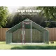 i.Pet Chicken Coop Cage 3 x 8 x 2m Galvanised Steel