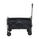 Gardeon Folding Garden Cart Trolley Black, 80kg, Oxford Cloth