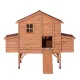 YES4PETS XXL Chicken Coop, Rabbit Hutch Cage and Hen House with Extra Nesting Box