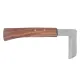 Steel L Shape Hoof Knife Ergonomic Curved Handle Hoof Trimming Tool for Farm Horse Single Blade On Left Hand image: 1