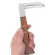 Steel L Shape Hoof Knife Ergonomic Curved Handle Hoof Trimming Tool for Farm Horse Single Blade On Left Hand image: 4