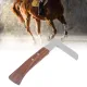 Steel L Shape Hoof Knife Ergonomic Curved Handle Hoof Trimming Tool for Farm Horse Single Blade On Left Hand image: 10