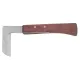 Steel L Shape Hoof Knife Ergonomic Curved Handle Hoof Trimming Tool for Farm Horse Single Blade On Right Hand image: 2