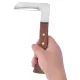 Steel L Shape Hoof Knife Ergonomic Curved Handle Hoof Trimming Tool for Farm Horse Single Blade On Right Hand image: 7