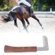 Steel L Shape Hoof Knife Ergonomic Curved Handle Hoof Trimming Tool for Farm Horse Single Blade On Right Hand image: 11