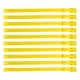 10PCS Goat Collar PU 23 Inch Adjustable Livestock Collar for Farm Animal Cow Horse Sheep Yellow