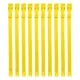 10PCS Goat Collar PU 23 Inch Adjustable Livestock Collar for Farm Animal Cow Horse Sheep Yellow image: 1