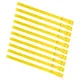 10PCS Goat Collar PU 23 Inch Adjustable Livestock Collar for Farm Animal Cow Horse Sheep Yellow image: 2