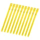 10PCS Goat Collar PU 23 Inch Adjustable Livestock Collar for Farm Animal Cow Horse Sheep Yellow image: 4