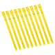 10PCS Goat Collar PU 23 Inch Adjustable Livestock Collar for Farm Animal Cow Horse Sheep Yellow image: 5