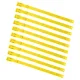 10PCS Goat Collar PU 23 Inch Adjustable Livestock Collar for Farm Animal Cow Horse Sheep Yellow image: 7