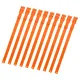 10PCS Goat Collar PU 23 Inch Adjustable Livestock Collar for Farm Animal Cow Horse Sheep Orange image: 4