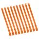 10PCS Goat Collar PU 23 Inch Adjustable Livestock Collar for Farm Animal Cow Horse Sheep Orange image: 8