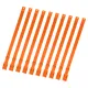 10PCS Goat Collar PU 23 Inch Adjustable Livestock Collar for Farm Animal Cow Horse Sheep Orange image: 9