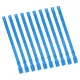 10PCS Goat Collar PU 23 Inch Adjustable Livestock Collar for Farm Animal Cow Horse Sheep Blue image: 8