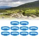 10PCS Goat Collar PU 23 Inch Adjustable Livestock Collar for Farm Animal Cow Horse Sheep Blue image: 10