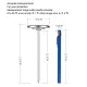 Dial Thermometer Waterproof High Temperature Resistance 304 Stainless Steel Cooking Thermometer for Kitchen image: 14