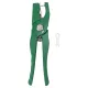 Green Ear Tag Plier Aluminum Alloy Livestock Ear Tag Applicator Portable Ear Notcher for Home Farm