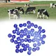 50PCS Numbered Label Numbered Tag for Farm Livestock Beekeeping Husbandry Breeding Supplies1-50 Blue image: 10