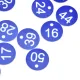 50PCS Numbered Label Numbered Tag for Farm Livestock Beekeeping Husbandry Breeding Supplies1-50 Blue image: 14