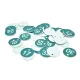50PCS Numbered Label Numbered Tag for Farm Livestock Beekeeping Husbandry Breeding Supplies1-50 Green image: 7