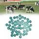 50PCS Numbered Label Numbered Tag for Farm Livestock Beekeeping Husbandry Breeding Supplies1-50 Green image: 10