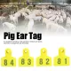 No.001‑100 Farm Pig Ear Tag Livestock Ear Tag Labels Set Poultry Breeding Supplies image: 13