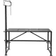 Goat & Sheep Stand, 51x23 inch Livestock Stand, Metal Livestock Milking and Shearing Stand 21" to 33" Adjustable Height, with Headpiece and Nose Loop, 500lbs Loading Weight, Black image: 10