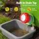 Gardeon 20L Kitchen Compost Bin Food Waste Caddy with Drain Tap, Green