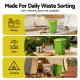 Gardeon 20L Kitchen Compost Bin Food Waste Caddy with Drain Tap, Green