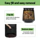 Gardeon 300L Heavy-Duty Black Outdoor Compost Bin with Top Lid & Bottom Door