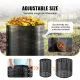 1000L Outdoor Expandable Compost Bin, Large Capacity Composter