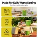 Gardeon 15L Kitchen Compost Bin Food Waste Caddy with Drain Tap Green