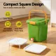 Gardeon 15L Kitchen Compost Bin Food Waste Caddy with Drain Tap Green