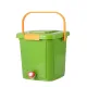 Gardeon 15L Kitchen Compost Bin Food Waste Caddy with Drain Tap Green